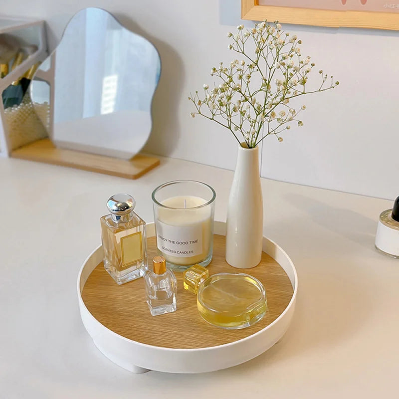 Nordic Wood Storage Tray Household Desktop Sundries Cosmetic Perfume