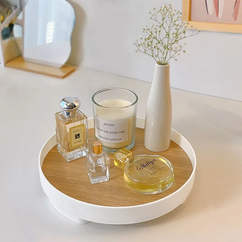 Nordic Wood Storage Tray Household Desktop Sundries Cosmetic Perfume